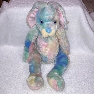 Ty Tylux pastel colored Twitcher bunny Rabbit Easter bunny nwt